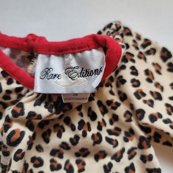 Rare Edition Leopard Print Dress 3 Months - Picture 4 of 5